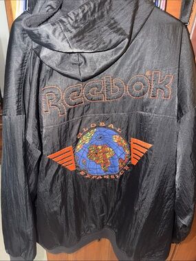 Reebok Sport Men’s Vintage zip/button up Jacket